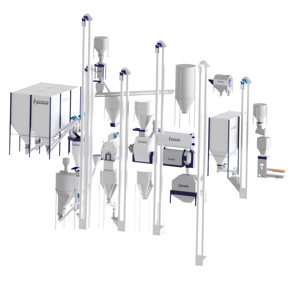 کارخانه خوراک دام و طیور 10 تن